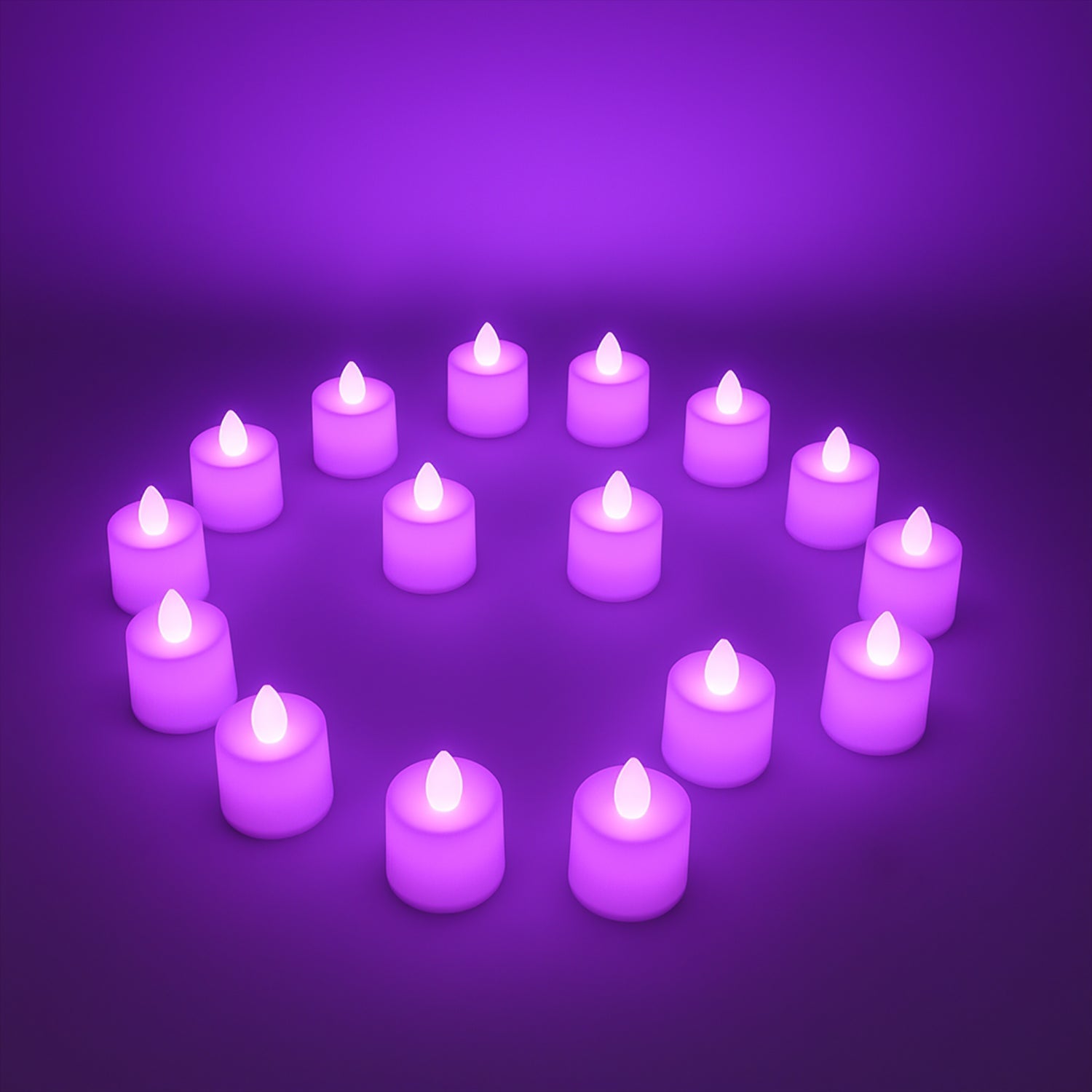 Flameless LED Tealights, Smokeless Plastic Decorative Candles - Led Tea Light Candle For Home Decoration, Diwali (Pack Of 24) Flameless LED Tealights, Smokeless Plastic Decorative Candles - Led Tea Light Candle For Home Decoration, Diwali (Pack Of 24)